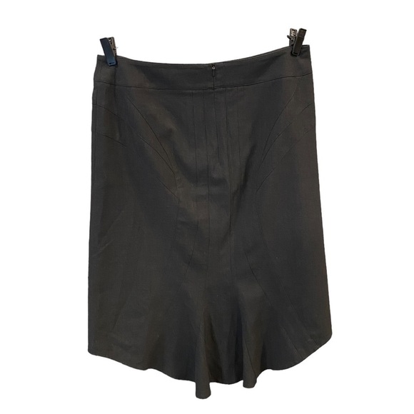 Grace Elements Dark Charcoal Pleated Skirt Women's Size 12 - Picture 10 of 13